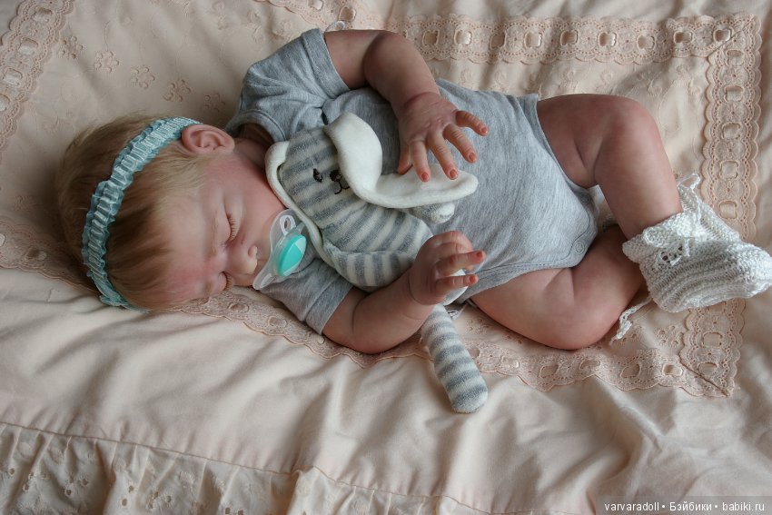 Моя малышка из молда CASPAR скульптора Christa Götzen (фото 9)