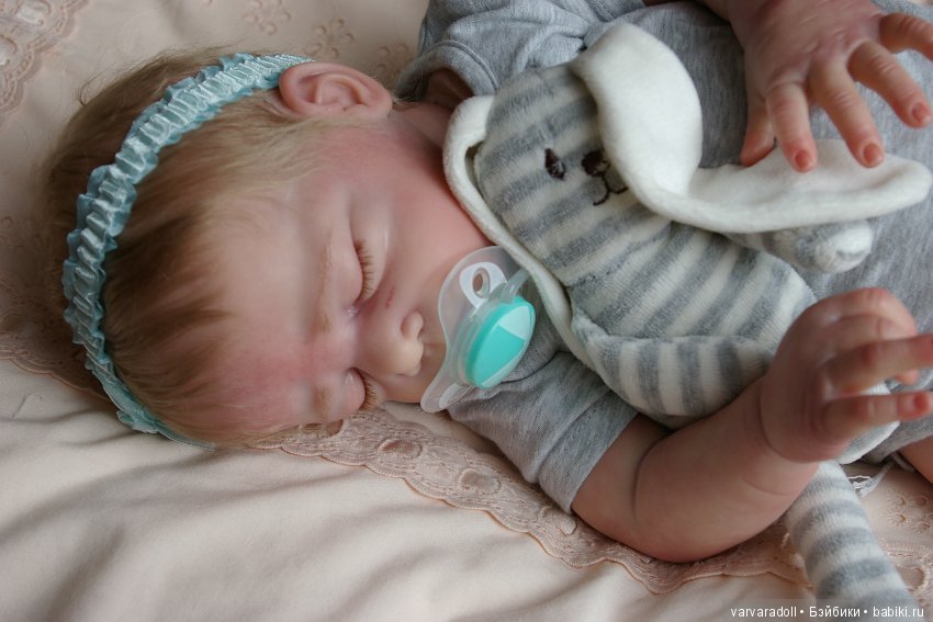 Моя малышка из молда CASPAR скульптора Christa Götzen (фото 10)