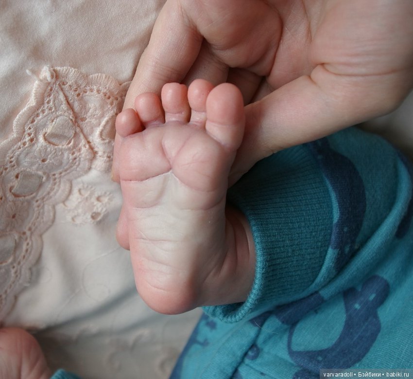 Моя малышка из молда CASPAR скульптора Christa Götzen (фото 3)