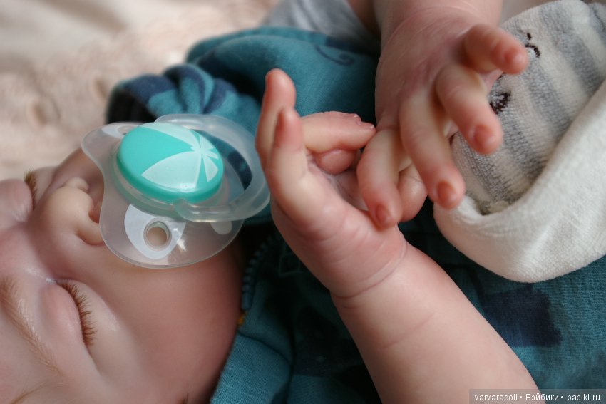 Моя малышка из молда CASPAR скульптора Christa Götzen (фото 8)