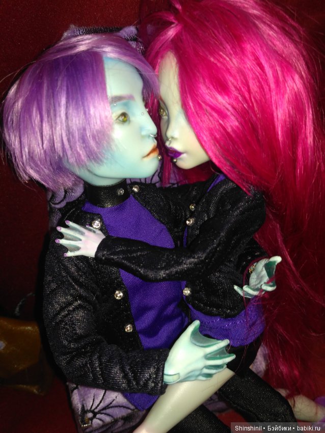 ООАК монстр хай Гил, Лагуна и Хит (фото 6)