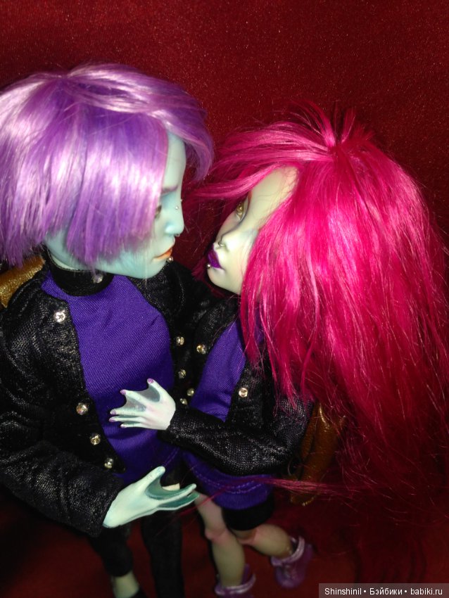 ООАК монстр хай Гил, Лагуна и Хит (фото 2)