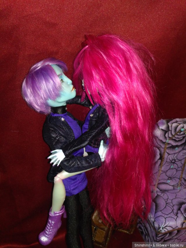 ООАК монстр хай Гил, Лагуна и Хит (фото 8)