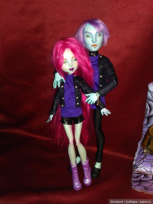 ООАК монстр хай Гил, Лагуна и Хит (фото 10)