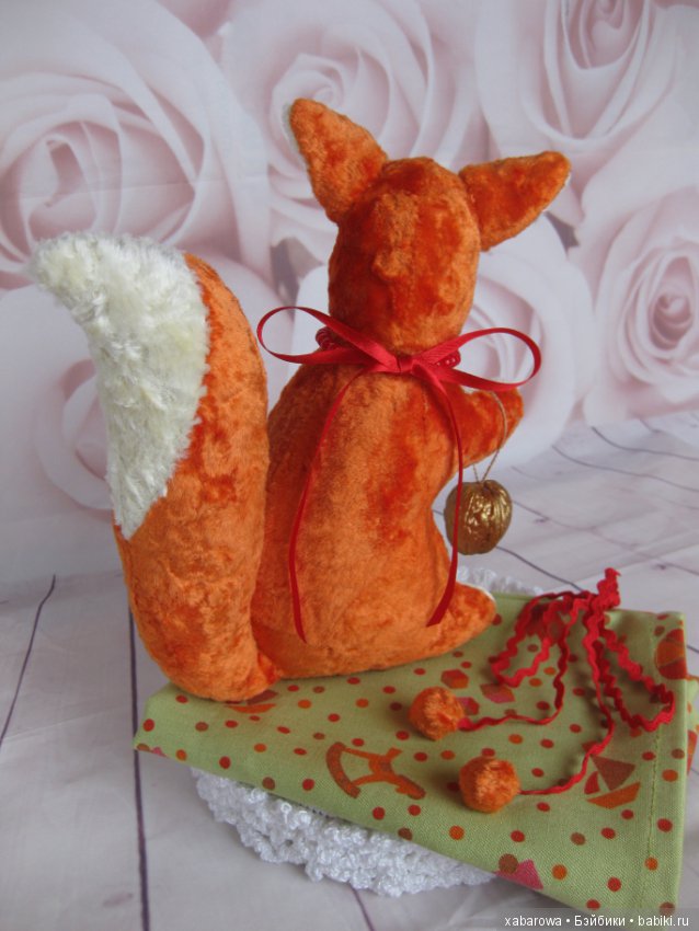 Белочка — Текстильные игрушки и примитивы: кофейные