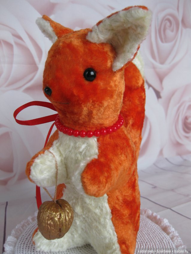 Белочка — Текстильные игрушки и примитивы: кофейные