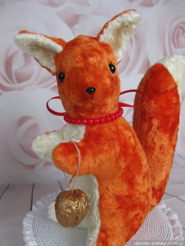 Белочка — Текстильные игрушки и примитивы: кофейные (фото 5)