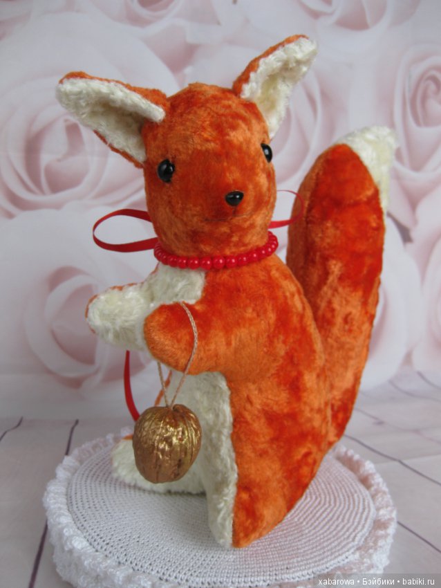 Белочка — Текстильные игрушки и примитивы: кофейные (фото 10)