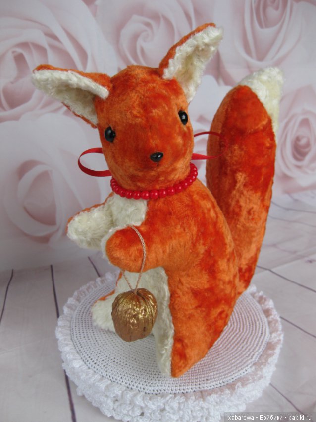 Белочка — Текстильные игрушки и примитивы: кофейные (фото 4)