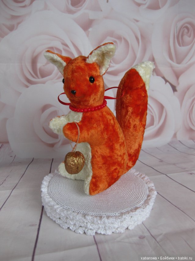 Белочка — Текстильные игрушки и примитивы: кофейные (фото 2)