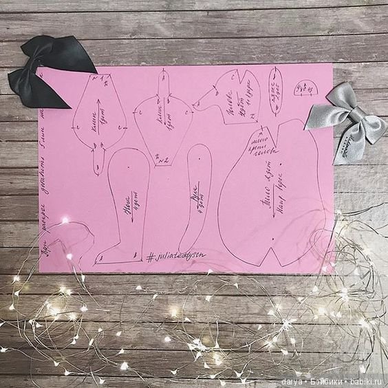 Выкройка мишки тедди от Юлии Мавлютовой (фото 4)