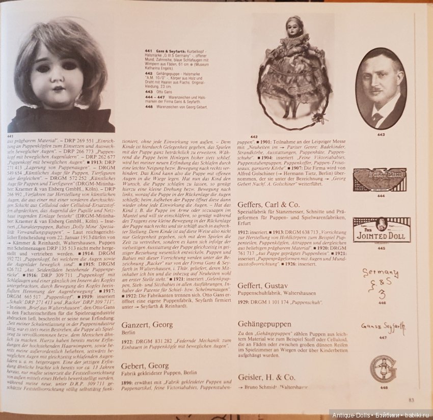 Цизлики, легендарные Цизлики или Сieslik's Lexikon Der Deutschen Puppenindustrie, часть 2