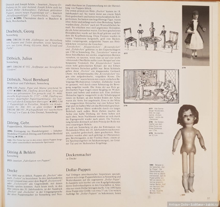 Цизлики, легендарные Цизлики или Сieslik's Lexikon Der Deutschen Puppenindustrie, часть 2 (фото 7)