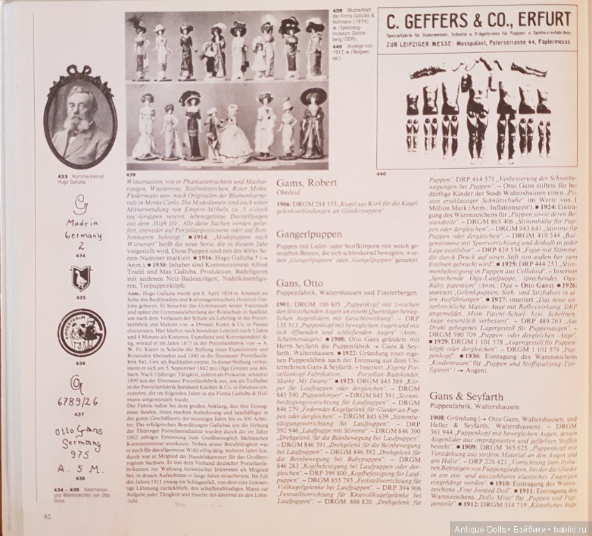 Цизлики, легендарные Цизлики или Сieslik's Lexikon Der Deutschen Puppenindustrie, часть 2