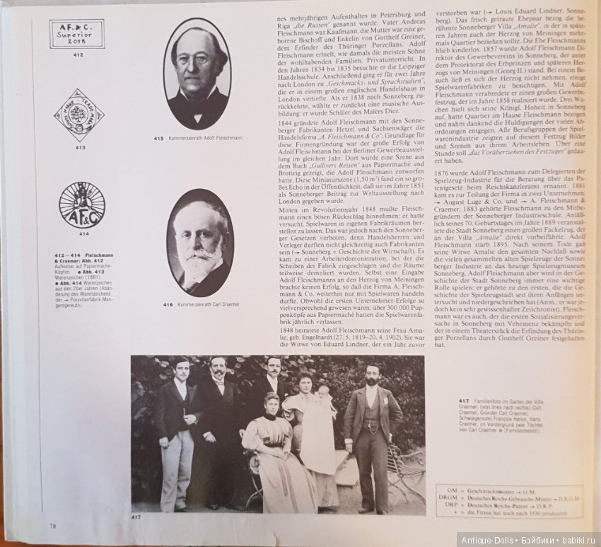 Цизлики, легендарные Цизлики или Сieslik's Lexikon Der Deutschen Puppenindustrie, часть 2