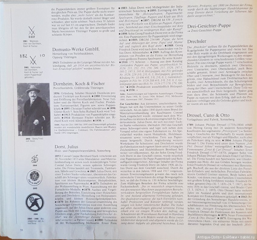 Цизлики, легендарные Цизлики или Сieslik's Lexikon Der Deutschen Puppenindustrie, часть 2 (фото 8)