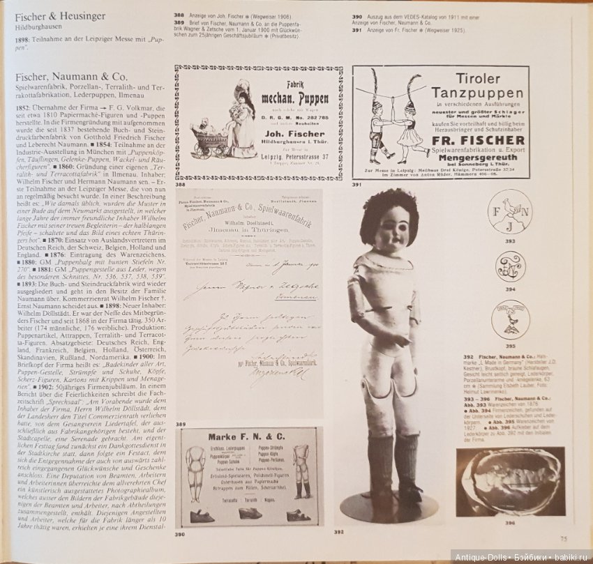 Цизлики, легендарные Цизлики или Сieslik's Lexikon Der Deutschen Puppenindustrie, часть 2