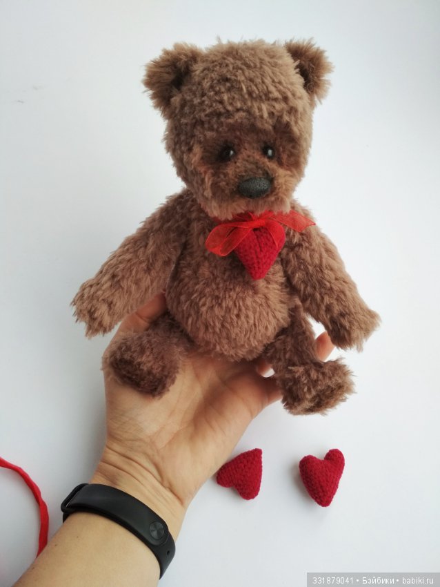 Мишка-сердцеед — Вязаные игрушки и амигуруми: крючком (фото 9)