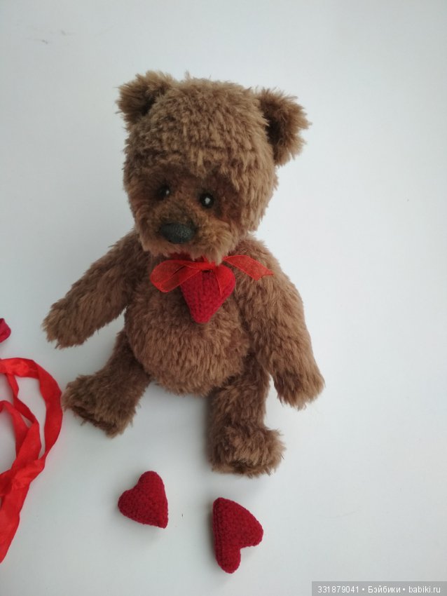 Мишка-сердцеед — Вязаные игрушки и амигуруми: крючком (фото 6)