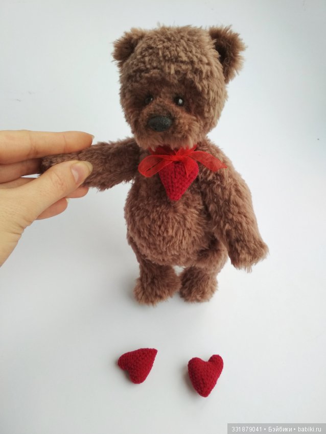 Мишка-сердцеед — Вязаные игрушки и амигуруми: крючком (фото 3)