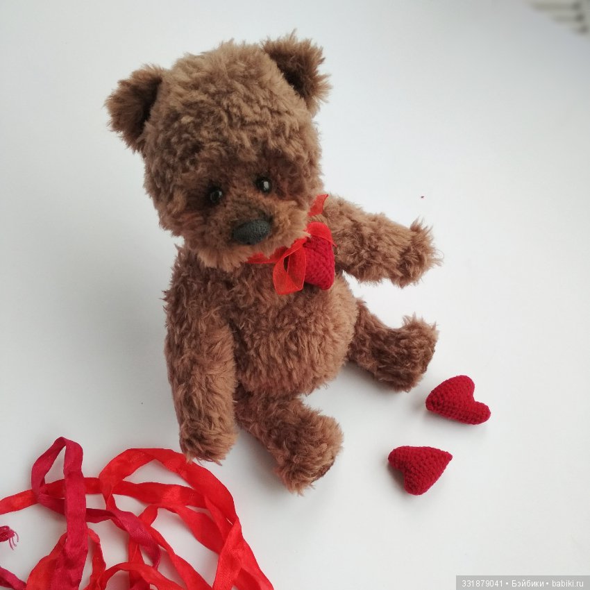 Мишка-сердцеед — Вязаные игрушки и амигуруми: крючком (фото 8)