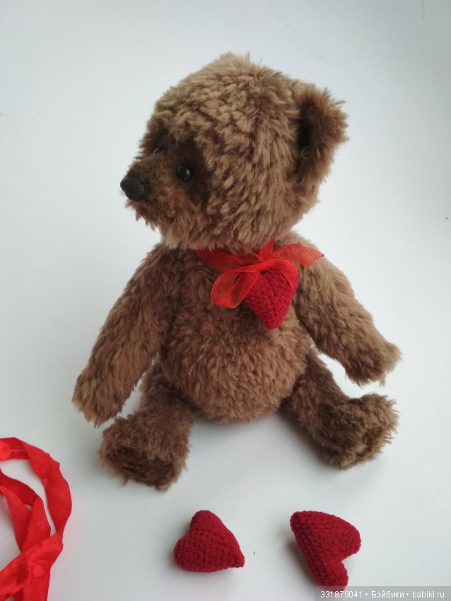 Мишка-сердцеед — Вязаные игрушки и амигуруми: крючком (фото 5)