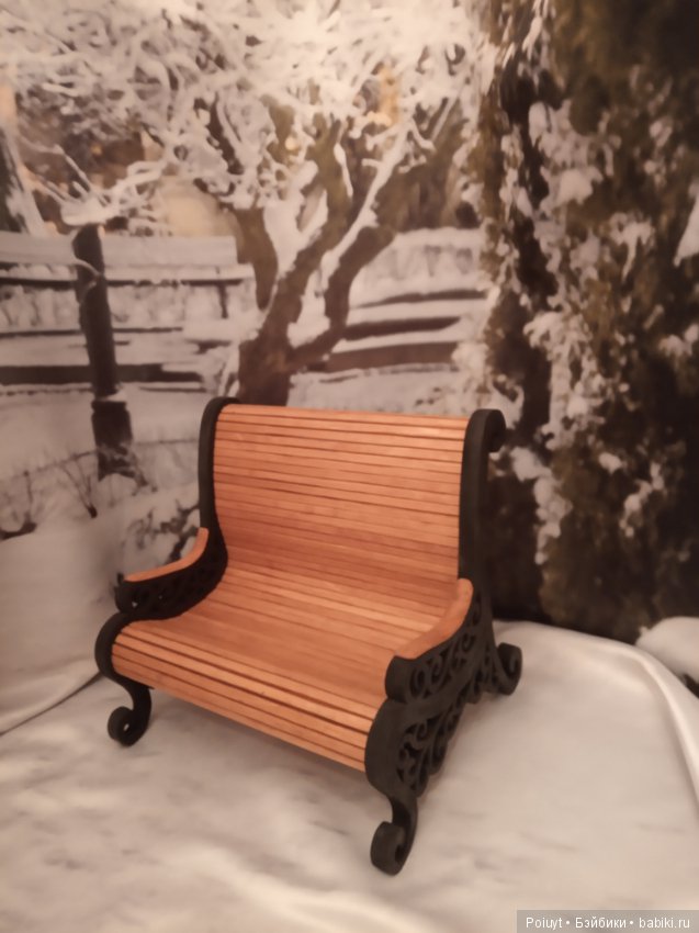 Зимняя история - Скамеечка. Зимние забавы - окончательный вариант композиции на выставку и рассказ