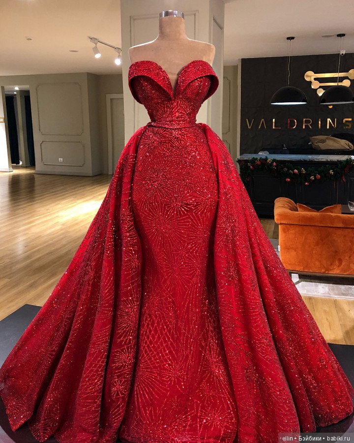 Роскошные платья дизайнера Valdrin Sahiti, Сербия (фото 8)