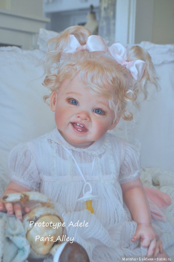 Adele скульптора Ping Lau, автор прототипа куклы реборн Crystal Nguyen (фото 7)