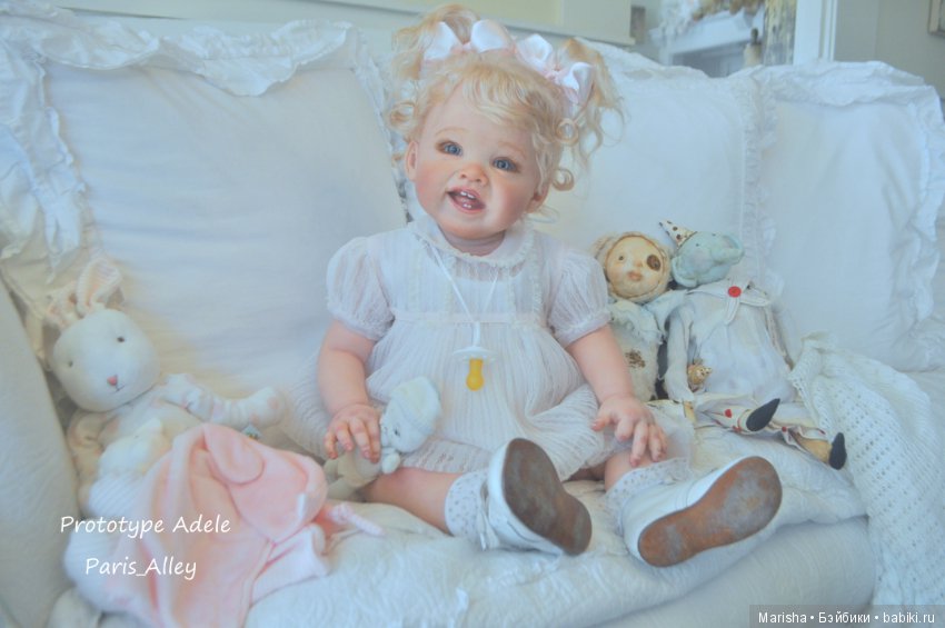 Adele скульптора Ping Lau, автор прототипа куклы реборн Crystal Nguyen