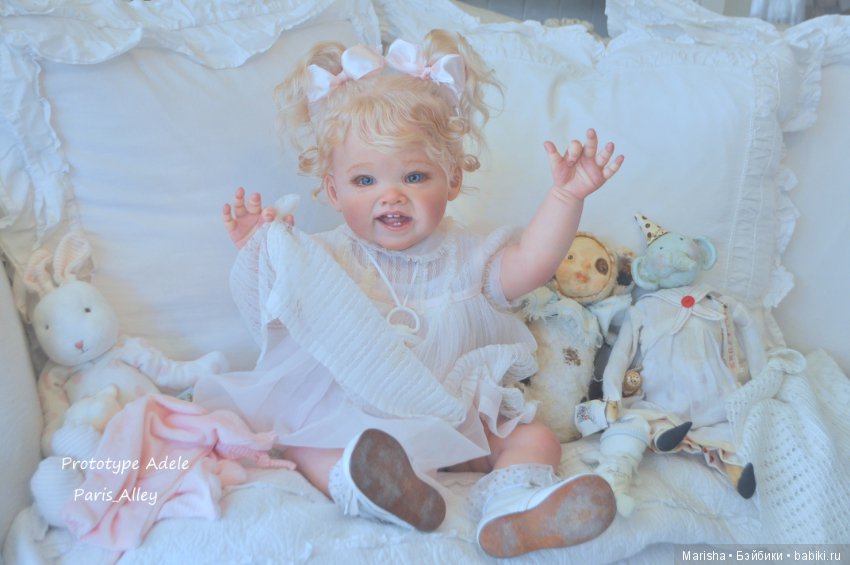 Adele скульптора Ping Lau, автор прототипа куклы реборн Crystal Nguyen (фото 2)