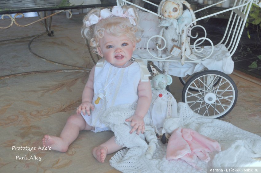 Adele скульптора Ping Lau, автор прототипа куклы реборн Crystal Nguyen (фото 9)