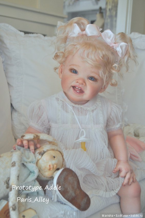 Adele скульптора Ping Lau, автор прототипа куклы реборн Crystal Nguyen (фото 5)