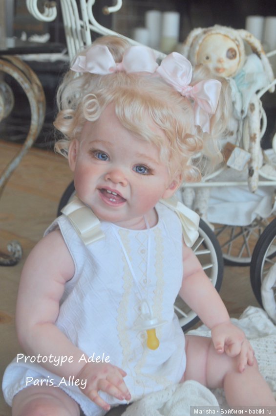 Adele скульптора Ping Lau, автор прототипа куклы реборн Crystal Nguyen