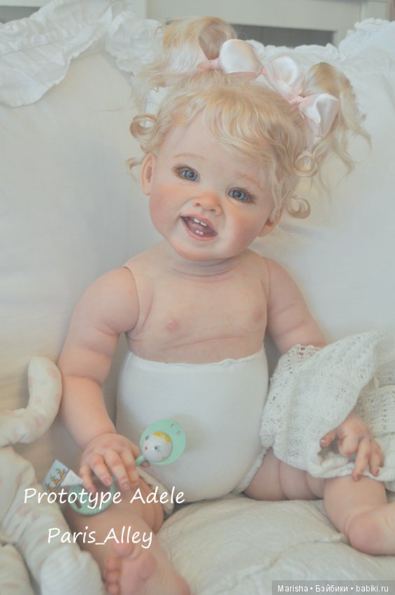 Adele скульптора Ping Lau, автор прототипа куклы реборн Crystal Nguyen