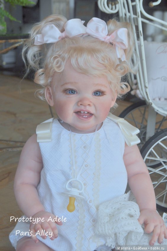 Adele скульптора Ping Lau, автор прототипа куклы реборн Crystal Nguyen (фото 8)