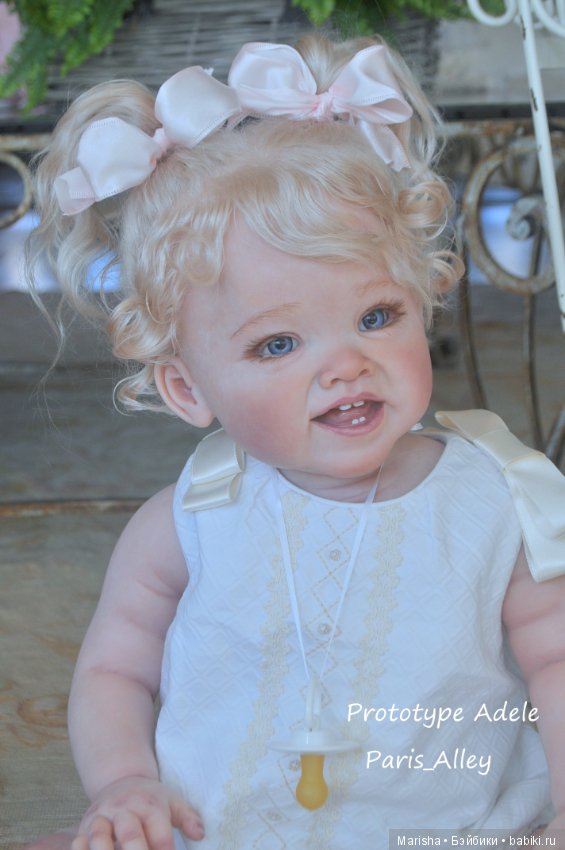 Adele скульптора Ping Lau, автор прототипа куклы реборн Crystal Nguyen