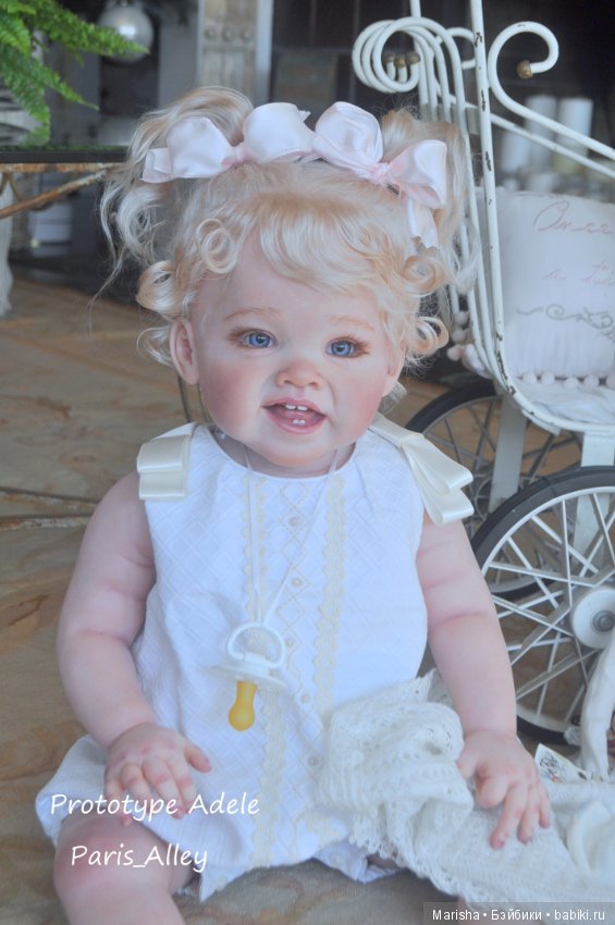 Adele скульптора Ping Lau, автор прототипа куклы реборн Crystal Nguyen (фото 4)