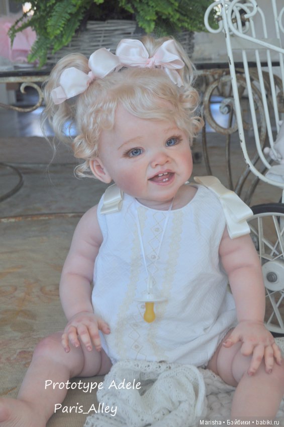 Adele скульптора Ping Lau, автор прототипа куклы реборн Crystal Nguyen