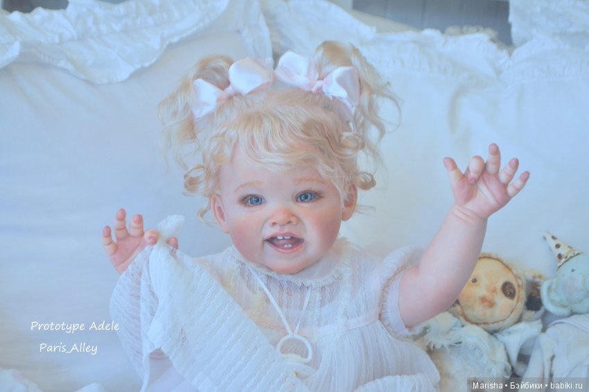 Adele скульптора Ping Lau, автор прототипа куклы реборн Crystal Nguyen (фото 6)