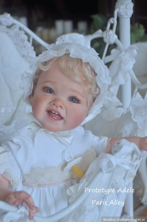 Adele скульптора Ping Lau, автор прототипа куклы реборн Crystal Nguyen