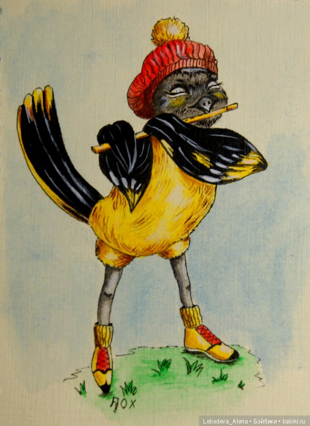 Рисованные птички — Рисование и арт: скетчи