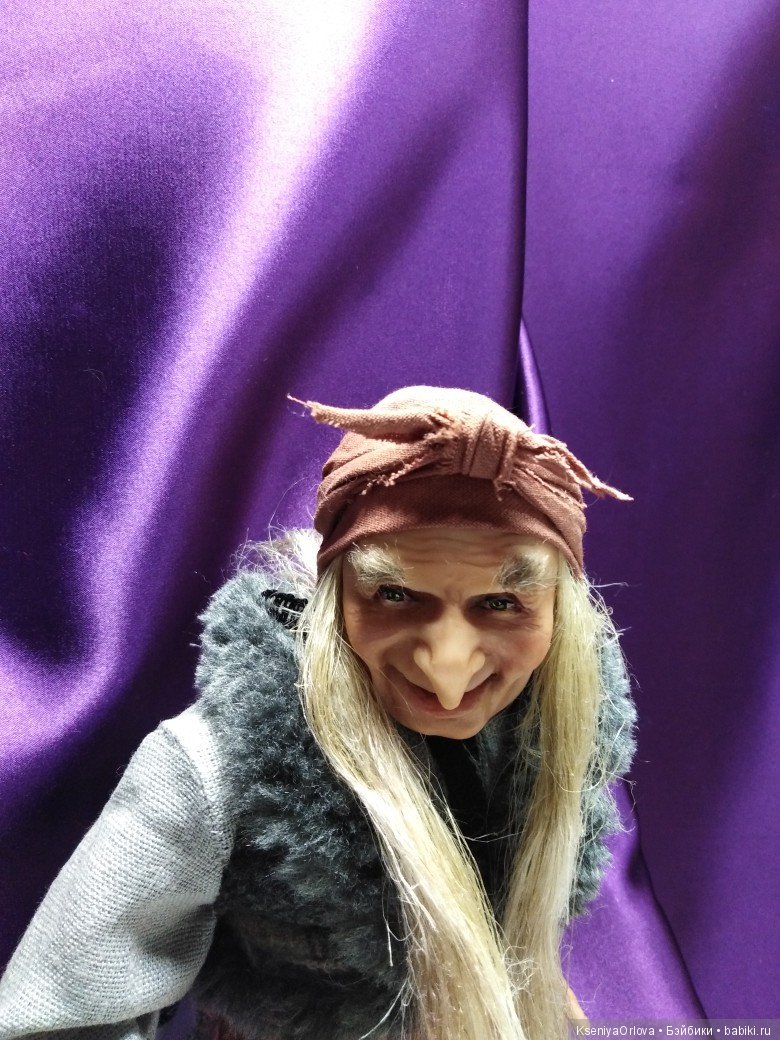 Кукла Баба-Яга — Лепка авторских кукол: полимерная глина (фото 4)