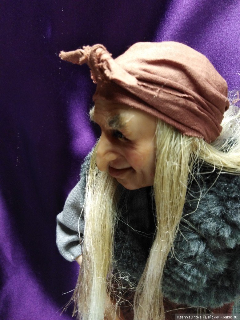 Кукла Баба-Яга — Лепка авторских кукол: полимерная глина (фото 2)