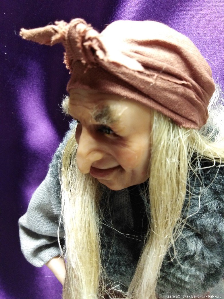 Кукла Баба-Яга — Лепка авторских кукол: полимерная глина (фото 6)