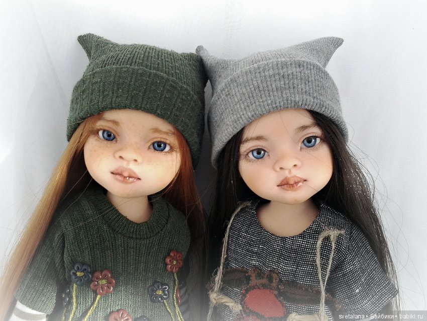 Дианка и Миланка. ООАК кукол Паола Рейна