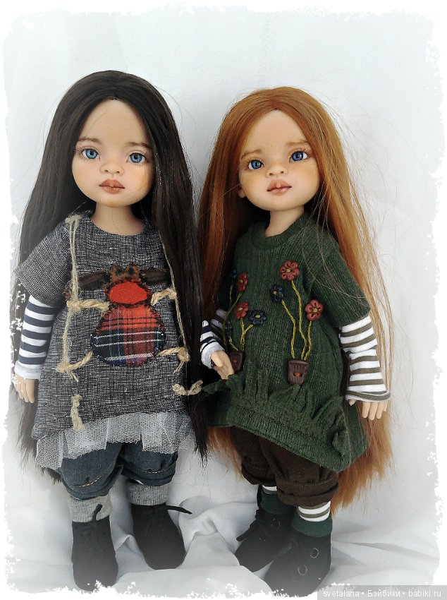Дианка и Миланка. ООАК кукол Паола Рейна (фото 5)