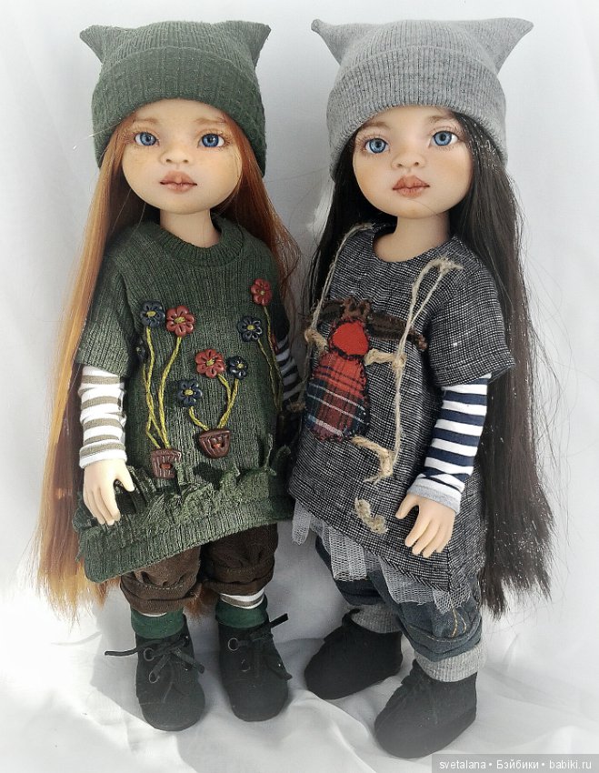Дианка и Миланка. ООАК кукол Паола Рейна