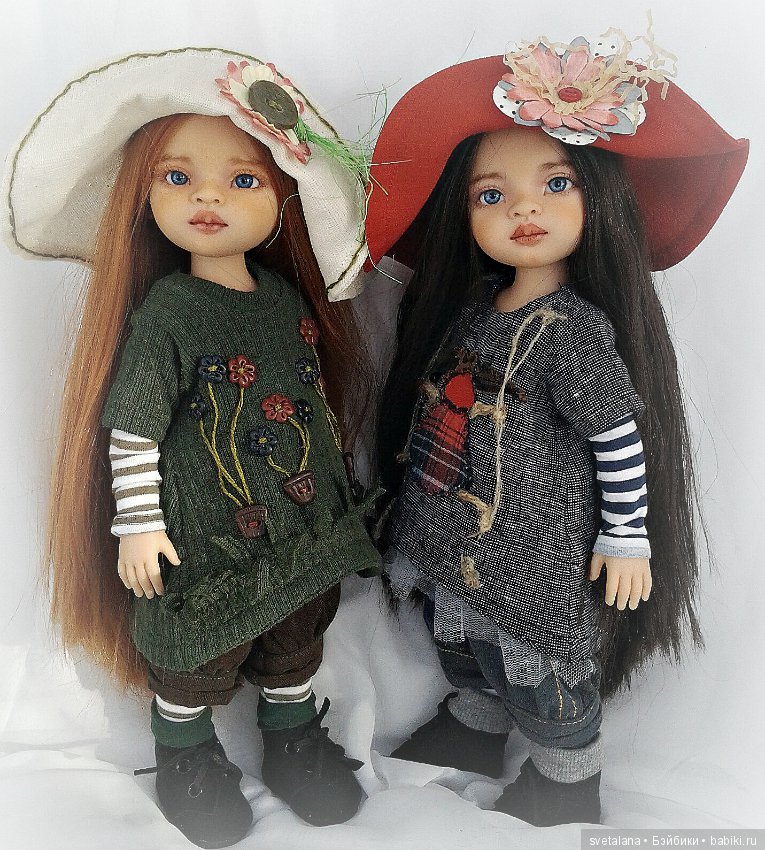 Дианка и Миланка. ООАК кукол Паола Рейна