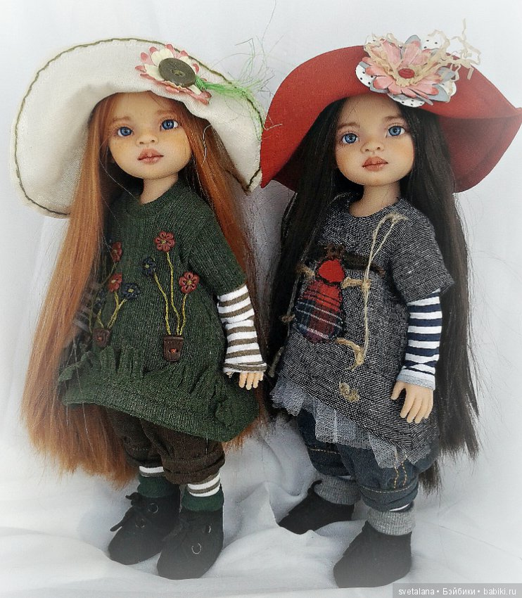 Дианка и Миланка. ООАК кукол Паола Рейна